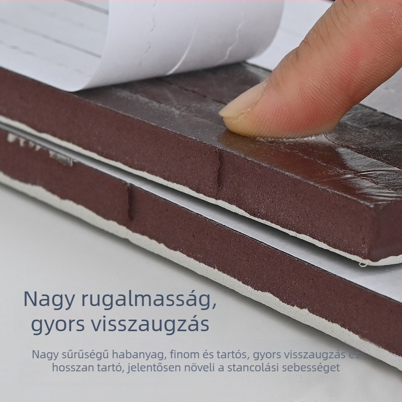 Kivágógéphez rugalmas párna – gumiból és habból készült ütéscsillapító párna