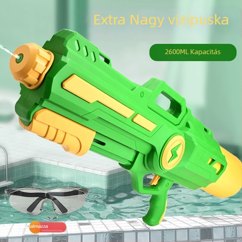 Játék vízipisztoly - Műanyag, Légnyomásos működés, 7-14 éveseknek