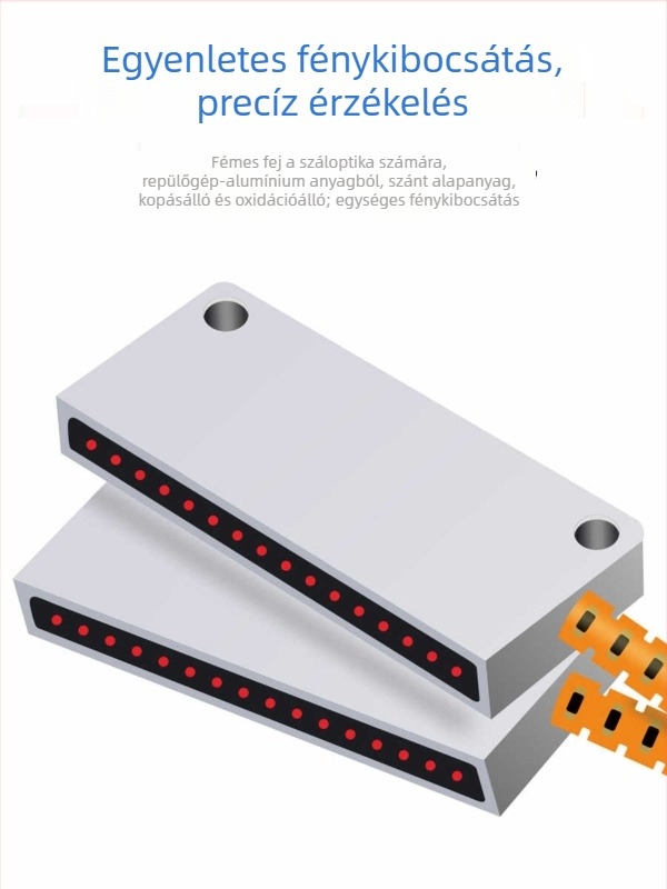 Through-beam optikai szál-mátrix szenzor-erősítő terület észleléséhez, diffúz reflexió