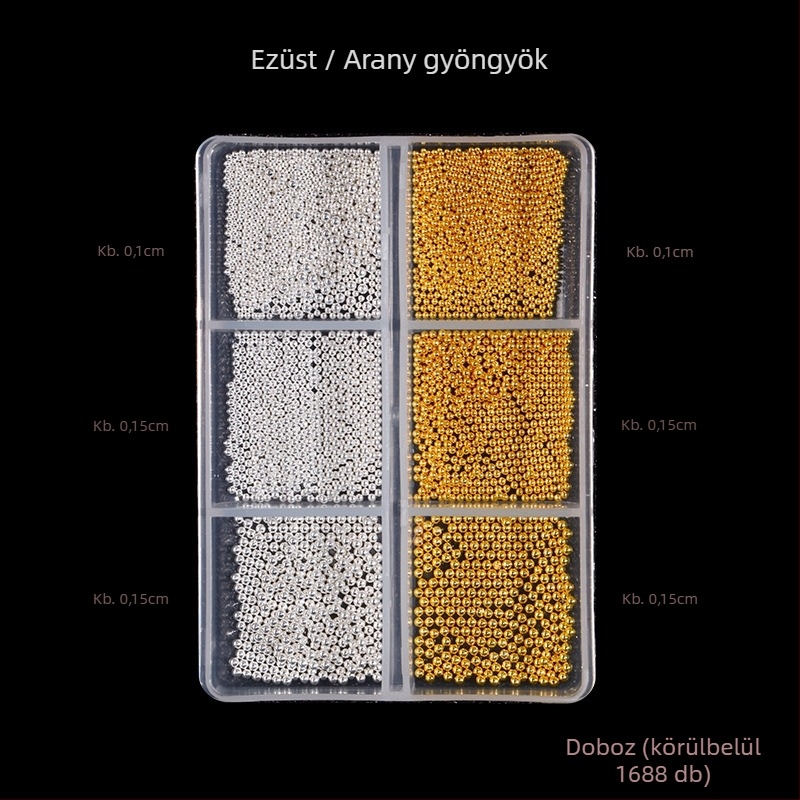 Poshman Princess Series körömdíszítő kristályok, Flat Bottom Drill, Bow & Butterfly minták, Édes stílus