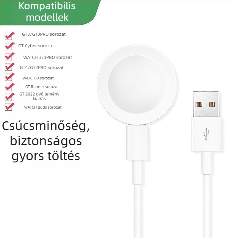 Huawei Watch mágneses töltőállvány – Type-C interfész, Kompatibil GT4/GT5/GT3/GT2 Pro, Modell 02