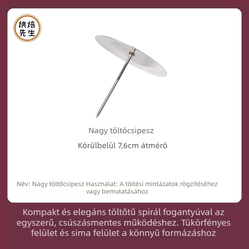 Dekorációs pisztoly készlet alappal, koreai stílusú babpasztás díszítő eszközökkel és virágszirom dekoráló eszközökkel