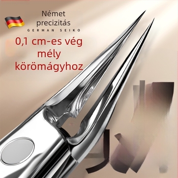 Körömvágó olló anti-splash dizájnnal, sascsőr alakú állkapcsokkal és hegyes orral, háztartási használatra