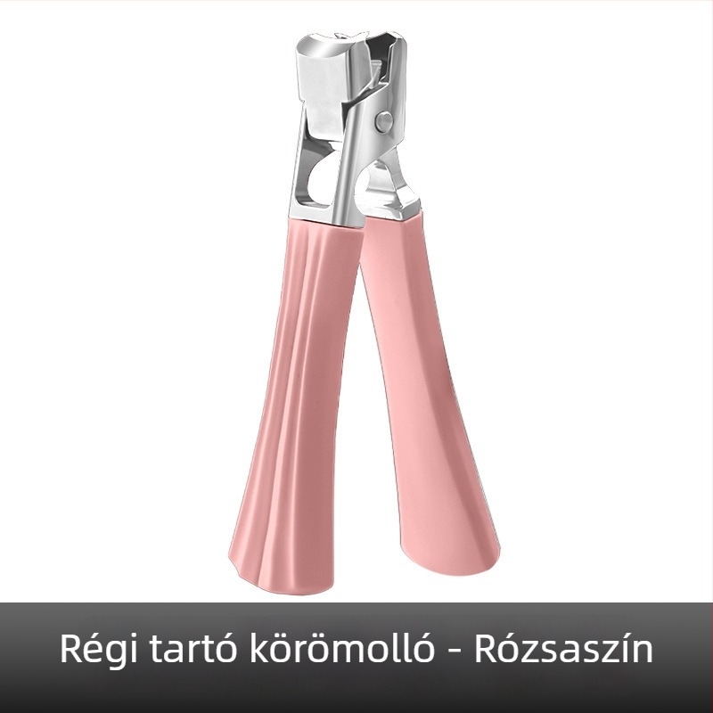 Körömvágó olló anti-splash dizájnnal, sascsőr alakú állkapcsokkal és hegyes orral, háztartási használatra