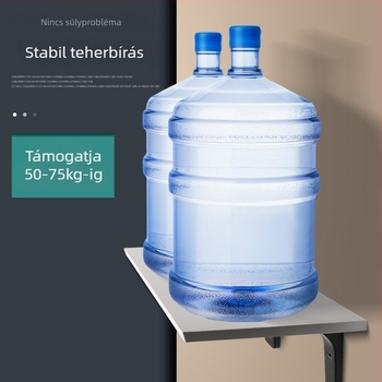 Ívelt rozsdamentes acélból készült háromszög falitartó, 90° támogatás, ívelt típus, univerzális felszerelés