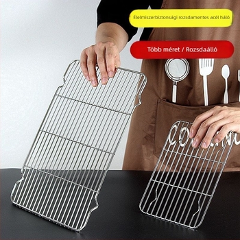 Négyzet alakú összecsukható grillrács kenyérsütéshez