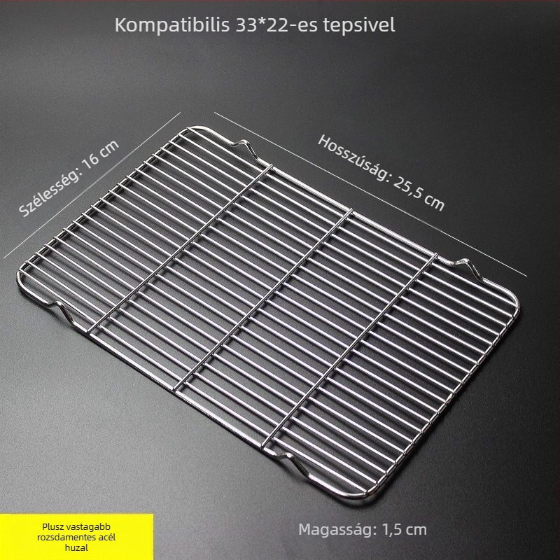 Négyzet alakú összecsukható grillrács kenyérsütéshez