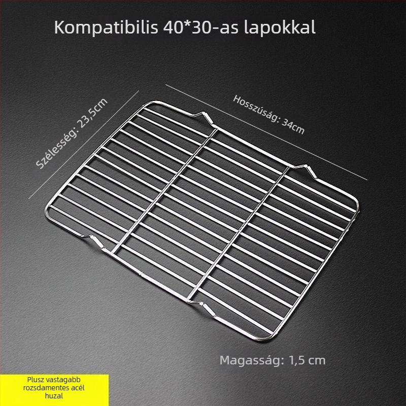 Négyzet alakú összecsukható grillrács kenyérsütéshez