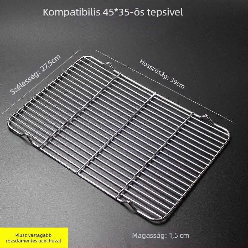 Négyzet alakú összecsukható grillrács kenyérsütéshez