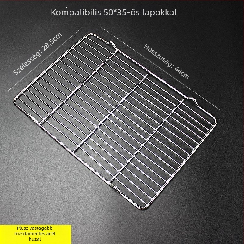 Négyzet alakú összecsukható grillrács kenyérsütéshez
