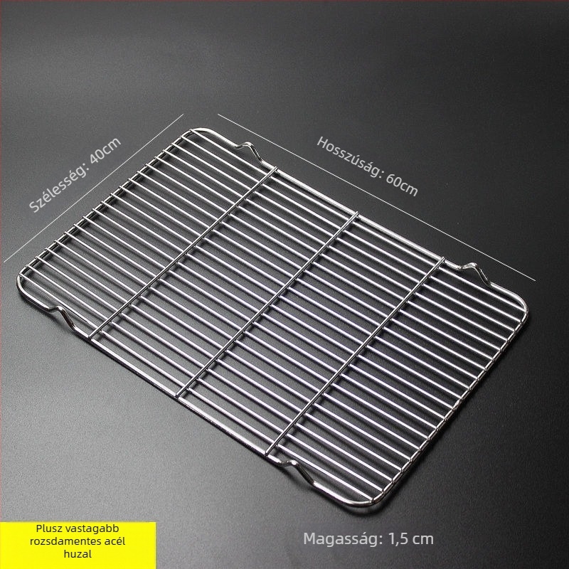 Négyzet alakú összecsukható grillrács kenyérsütéshez