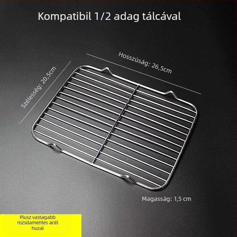 Négyzet alakú összecsukható grillrács kenyérsütéshez