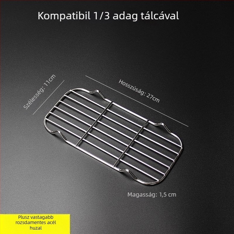 Négyzet alakú összecsukható grillrács kenyérsütéshez