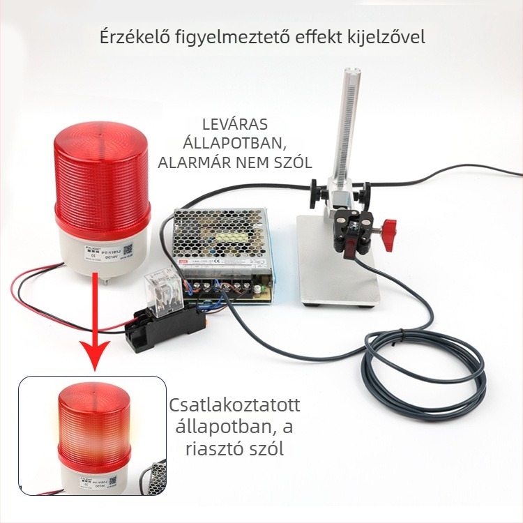 M18 lézeres érzékelő SYM18J-D50N1 diffúz infravörös fotóelektrikus kapcsoló, IP66