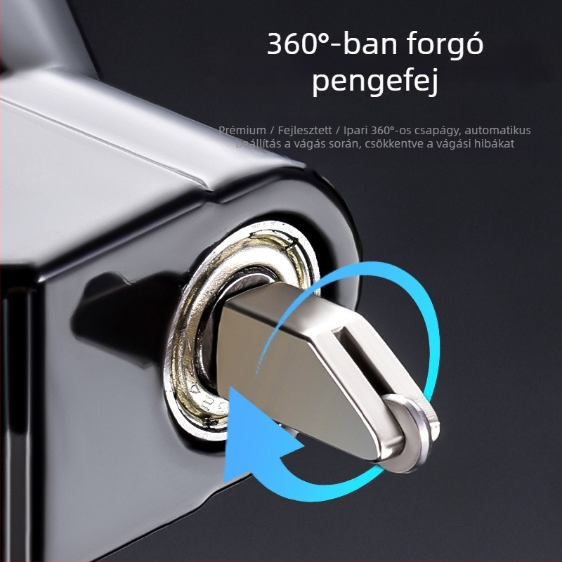 Többfunkciós üvegkörvágó kés olajat töltő görgővel, ipari osztály, vastagított kialakítás