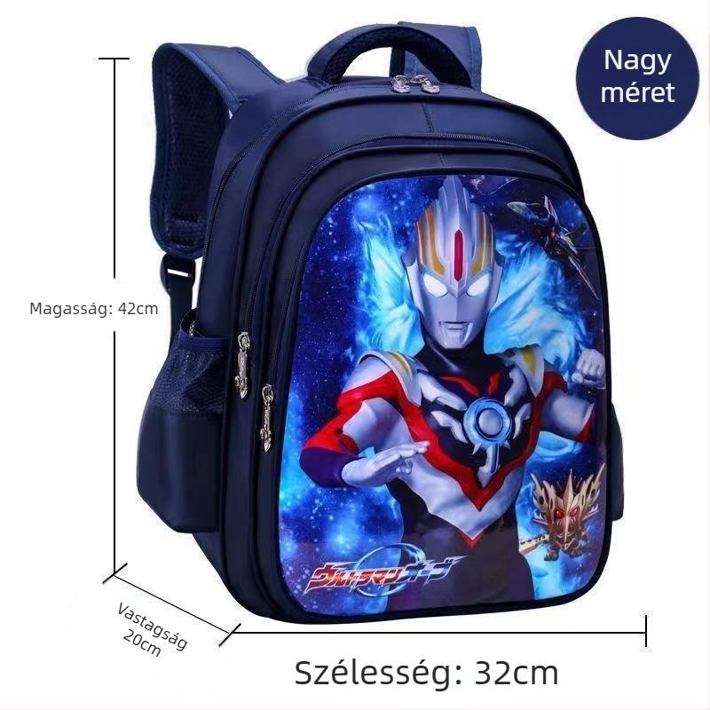 Unisex általános iskolai hátizsák, anime mintával, Oxford anyag, lélegző, vízálló, kopásálló