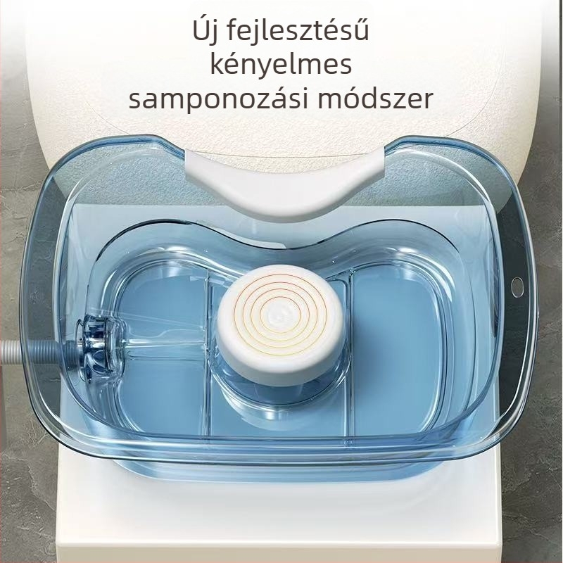 Otthoni lapos fekvésű samponmedence műanyagból — idős, terhes és ágyon ápolt betegek számára (Anyag: Műanyag; Márka: Egyéb; Specifikáció: 1)