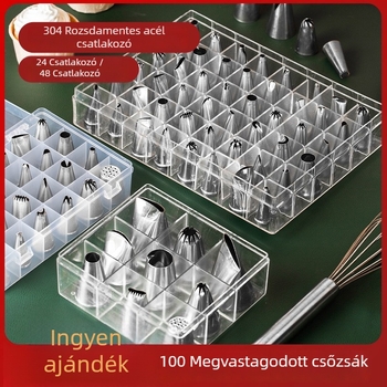 Unique szilikon díszítő eszközök készlet nyomócsövekkel és süteményformákkal, modern minimalist stílusban, 2023-ban debütált