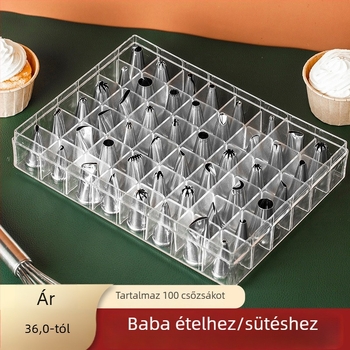 Unique szilikon díszítő eszközök készlet nyomócsövekkel és süteményformákkal, modern minimalist stílusban, 2023-ban debütált