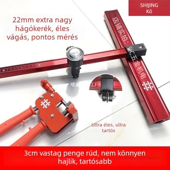 Tile Pusher: T-típusú sín toló – könnyű, többfunkciós csempevágó