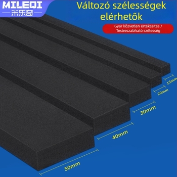 Kanapé és ágy alatti rések lezáró szalag, EVA hab, sűrűség 30, Milky, termékkód 001, testre szabható vastagság