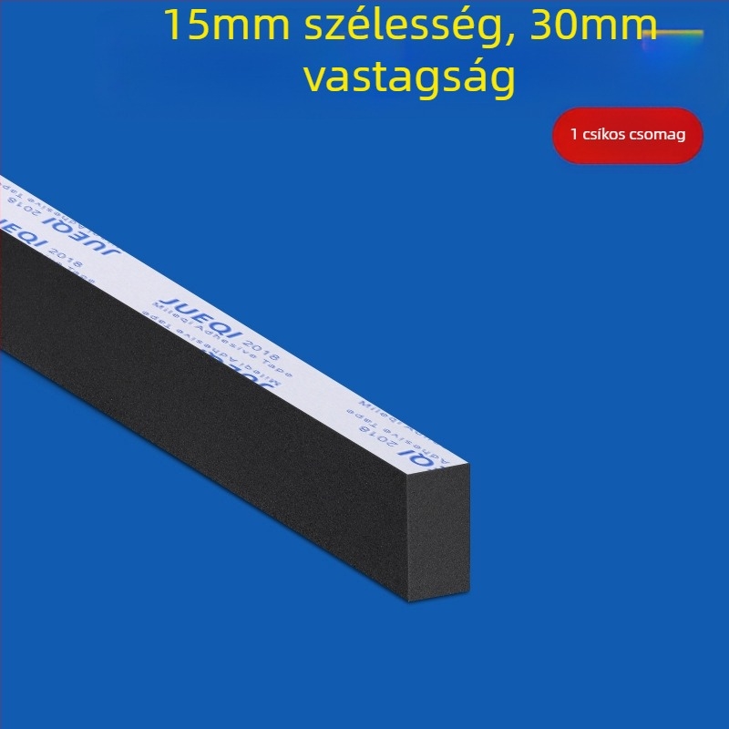 Kanapé és ágy alatti rések lezáró szalag, EVA hab, sűrűség 30, Milky, termékkód 001, testre szabható vastagság