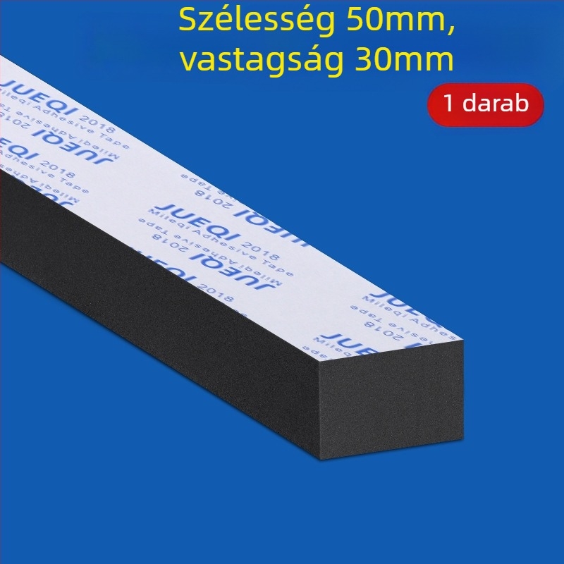 Kanapé és ágy alatti rések lezáró szalag, EVA hab, sűrűség 30, Milky, termékkód 001, testre szabható vastagság