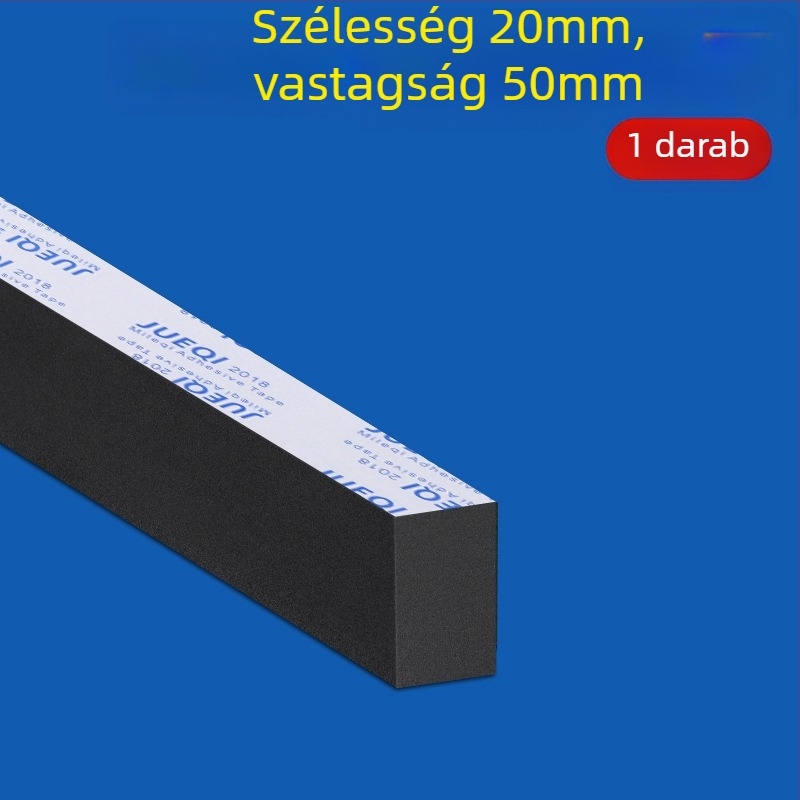 Kanapé és ágy alatti rések lezáró szalag, EVA hab, sűrűség 30, Milky, termékkód 001, testre szabható vastagság