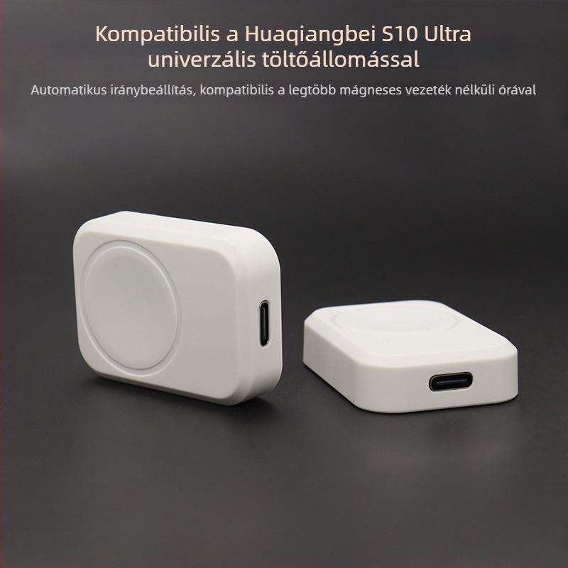 Universális okosóra vezeték nélküli töltőállvány — USB-A/Type-C interfész, univerzális kompatibilitás, Huasheng Kaifeng