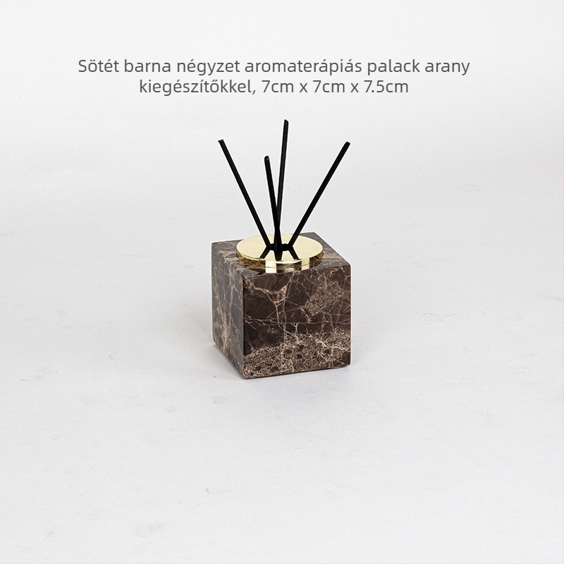 6 részes márvány fürdőszobaszett dekoratív tálcával, testreszabható, logónyomtatás elérhető