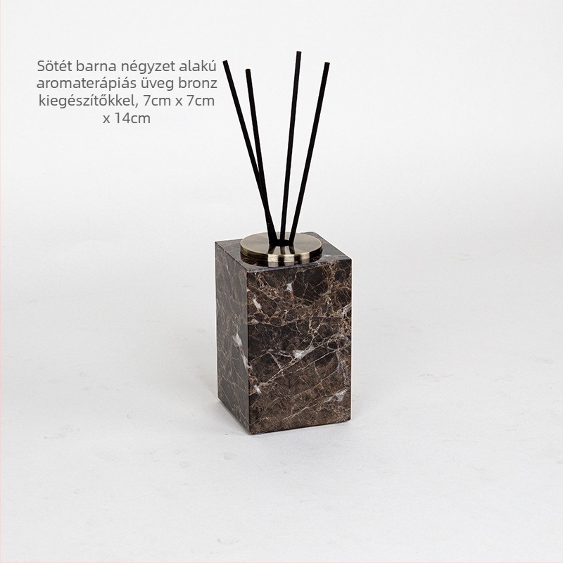 6 részes márvány fürdőszobaszett dekoratív tálcával, testreszabható, logónyomtatás elérhető