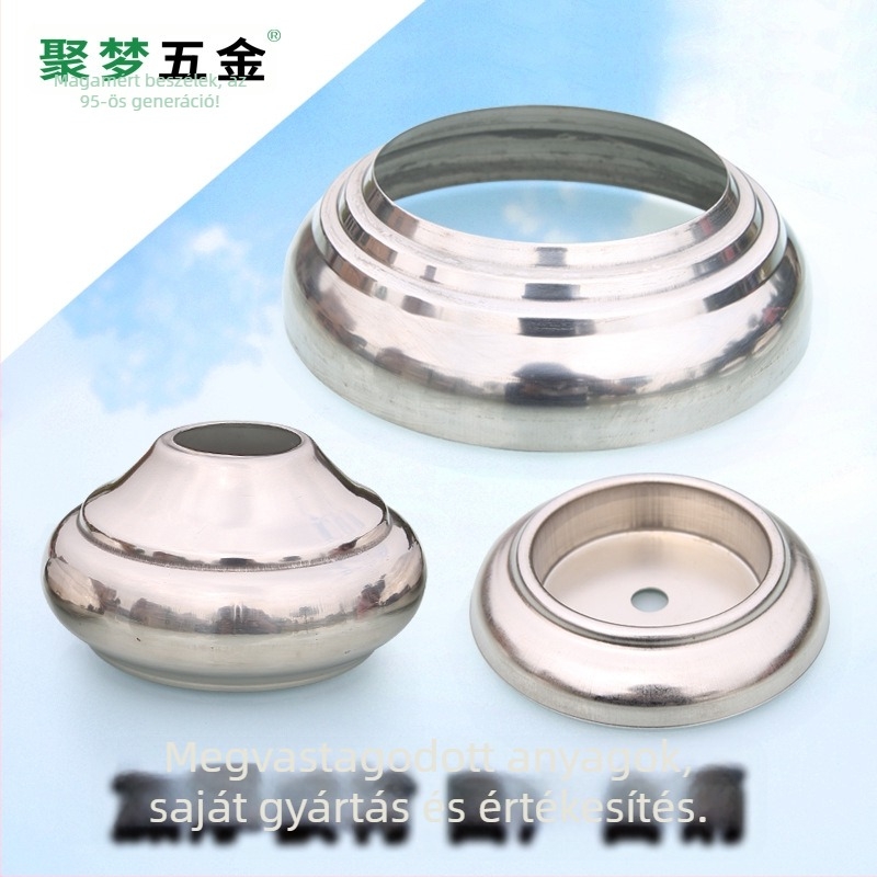 Rozsdamentes acél zászlórúd alap és tartó, modell 25–120 mm, felületkezelés elektroplating, modern stílus