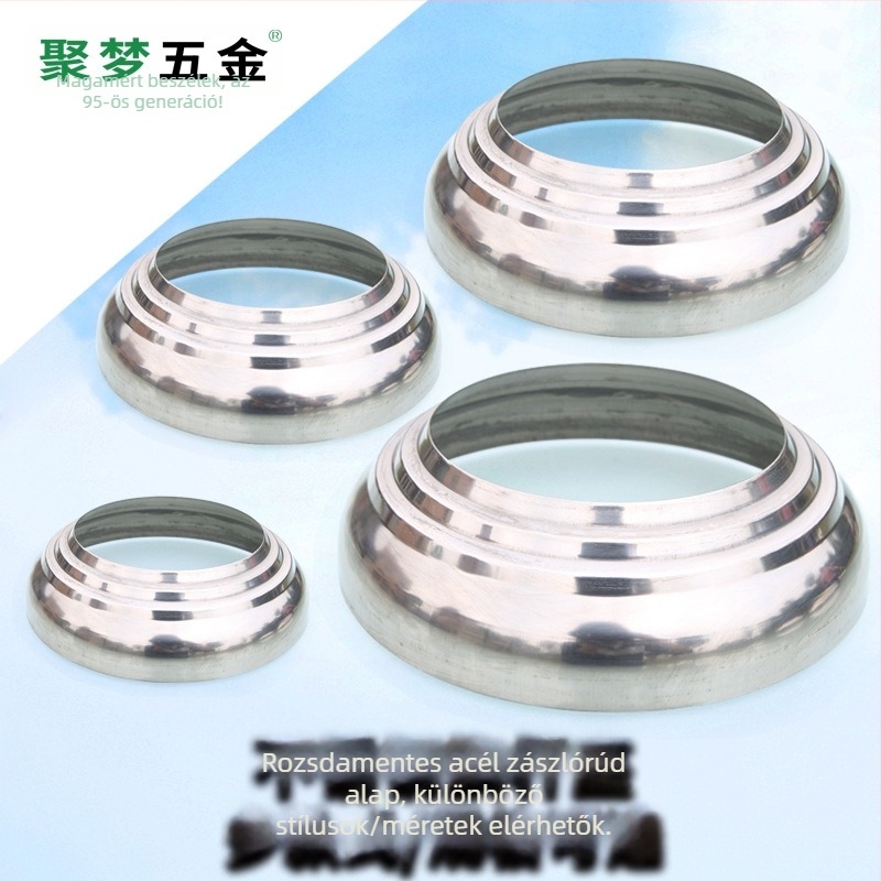 Rozsdamentes acél zászlórúd alap és tartó, modell 25–120 mm, felületkezelés elektroplating, modern stílus