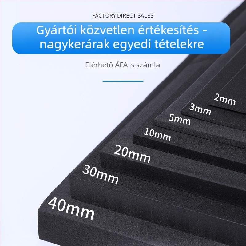 EVA hablap rekvizit cosplayhoz nyomtatással, sűrűség 30 kg/m³, csomagolási bélés testreszabás