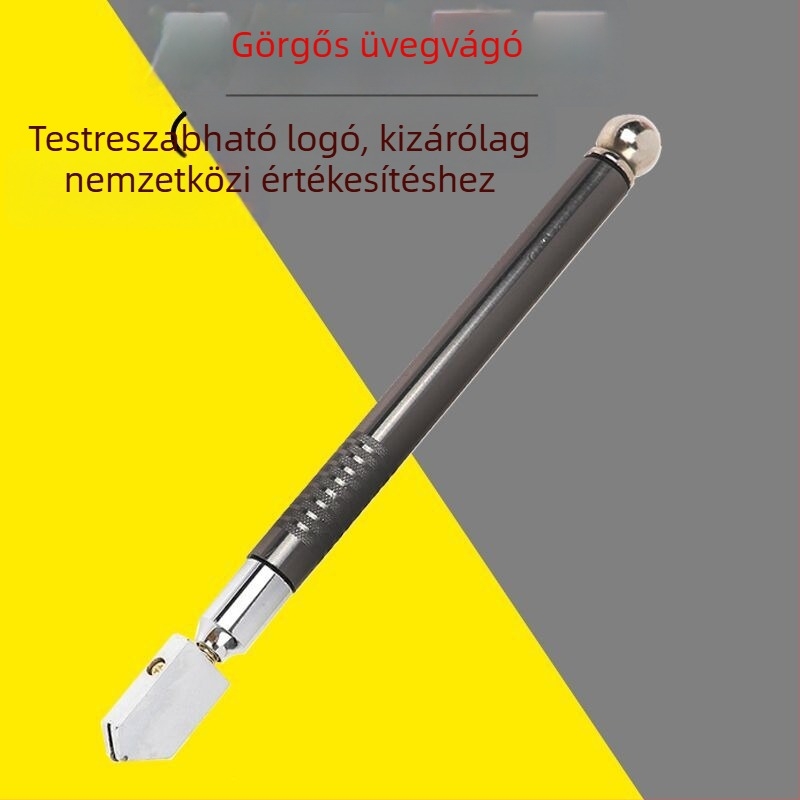 Yuesong görgős üvegvágó – üveg és csempe vágására, volfrámszilárd acél és gyémánt vég