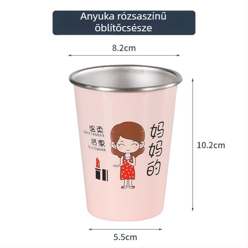 Fogkefés pohár, falra szerelhető, családi használatra, anyag: selyemvirág