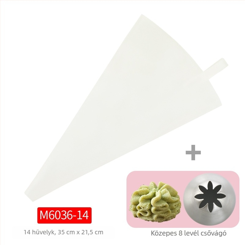 TPU díszítő tasak – újrafelhasználható, élelmiszer-minőségű szilikon hegy a díszítéshez