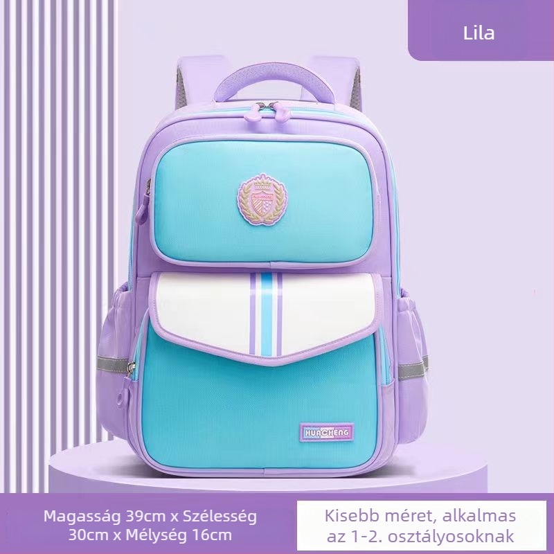 Oxford anyagú gerincvédő hátizsák, nagy kapacitású, légáteresztő, ultrakönnyű, 1–6. osztályhoz