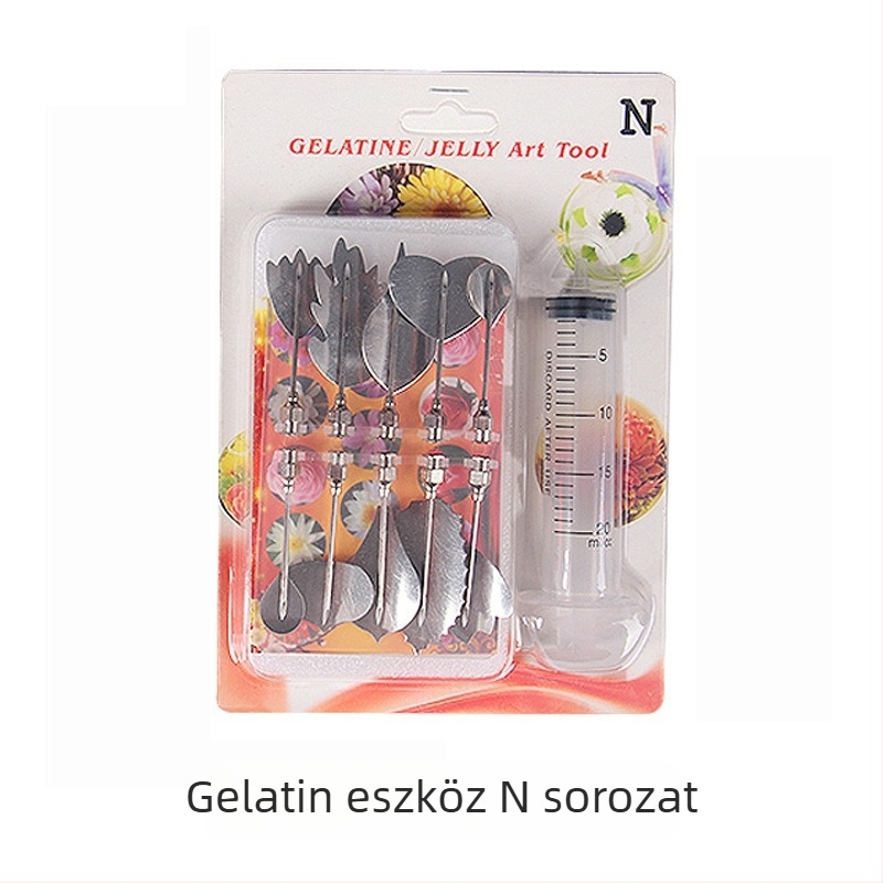 Rozsdamentes acélból készült díszítő cső – szabálytalan alakú, sütemények díszítéséhez