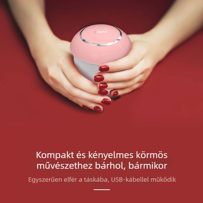 SAMVI Sunmini USB hordozható körömlámpa – mini UV lámpa a manikűrhöz, újratölthető, 100 g
