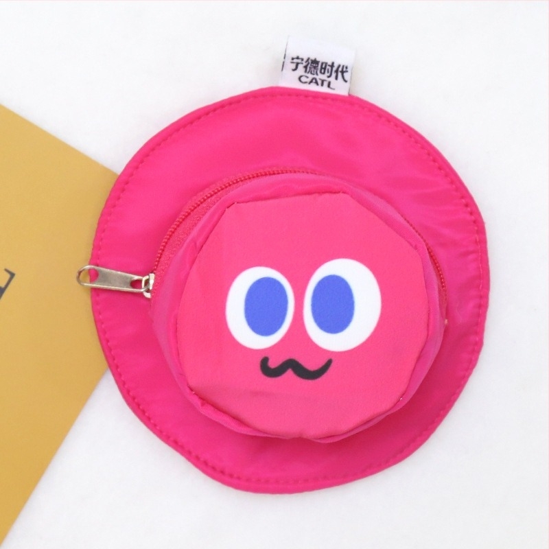 Huayang pénztárca érmeinek tárolására, poliészter, mosolygós mintázat, városi minimalista stílus, uniszex, Oxford bélés