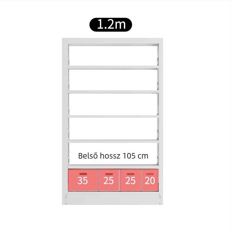 Összecukható műanyag tároló doboz polcokra és szekrényekbe, 10–20 L, könyvek, játékok és nassolnivalók rendezője, modern minimalista dizájn