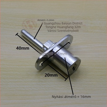 Háromfiókos szekrényzár – Modell 288-Net Lock; Anyag: cink-ötvözet; Alkalmazás: fiókos szekrény ajtó; Stílus: modern egyszerűség; Márka: Little Doctor Co-ordination