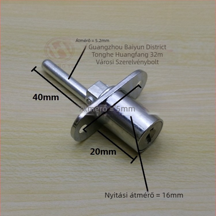 Háromfiókos szekrényzár – Modell 288-Net Lock; Anyag: cink-ötvözet; Alkalmazás: fiókos szekrény ajtó; Stílus: modern egyszerűség; Márka: Little Doctor Co-ordination
