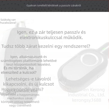 Kerong Kr-m19-cla1 Fiókzár cink ötvözetből archívumokhoz — modern minimál stílus, nyomon követhető henger