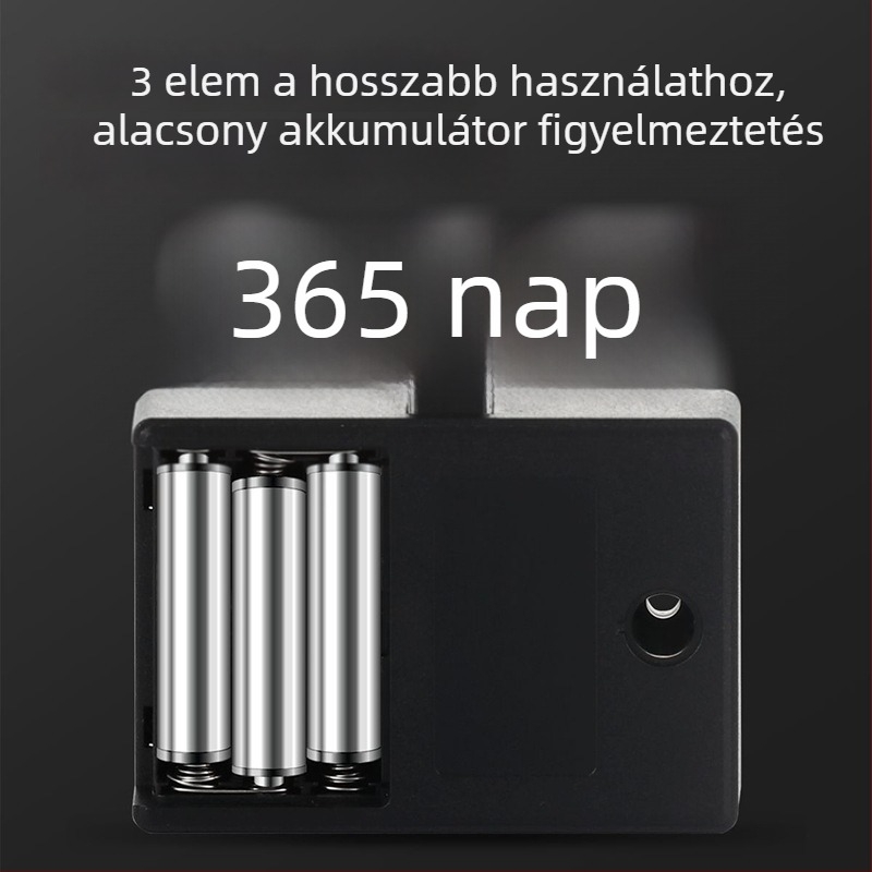 Irodai bútorokhoz elektronikus zár – modell F155, ABS, Qidots márka, fájl- és tárolószekrényekhez, gardróbokhoz, modern minimalista stílus