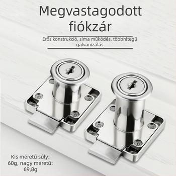 Zinkötvözetes fiók- és szekrényzár, modell 138-22-32, irodai és otthoni használatra, modern egyszerű stílus, Gu Rui