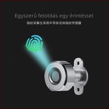3-pontos interlockkal ellátott okos fiókzár, ujjlenyomat és Bluetooth APP feloldás, 304 rozsdamentes acélból, irodai iratszekrényekhez