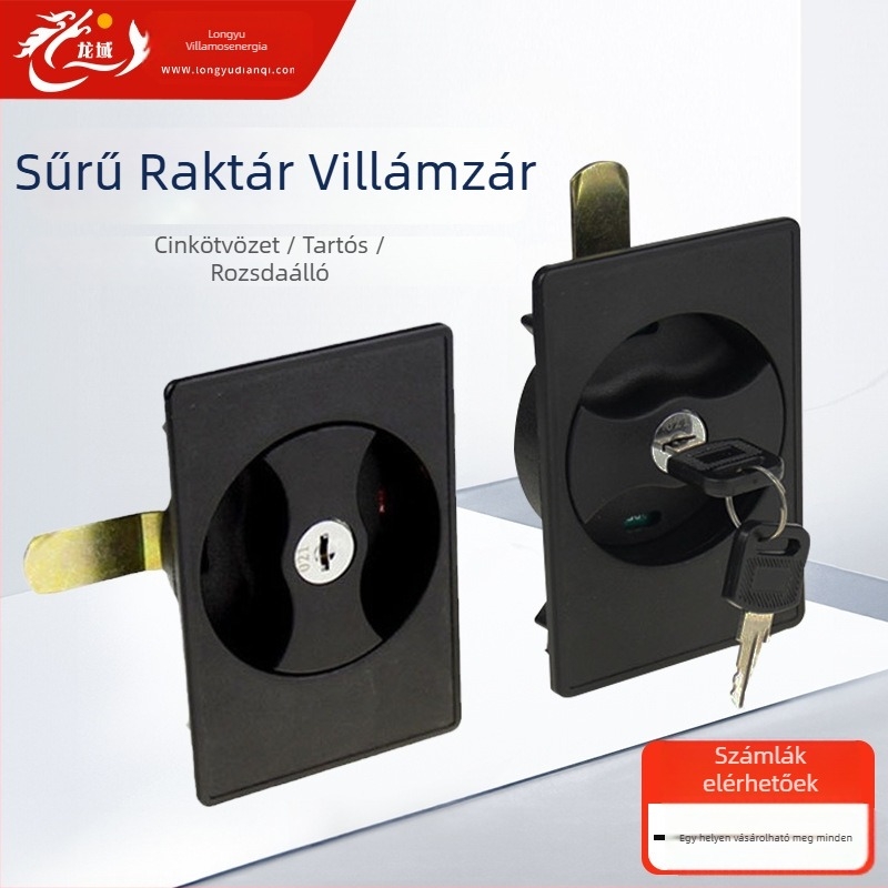 Fogantyúzár szekrényekhez — Modell 9830, modern egyszerű stílus; kapcsolószekrény-zár; elosztó szekrény-zár