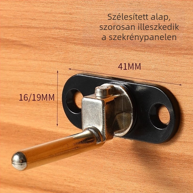 Három az egyben fiókzár irodai íróasztalhoz – Anyag: cinkötvözet; Modell: SLSUO; Márka: Shouli; Stílus: Modern Minimalista